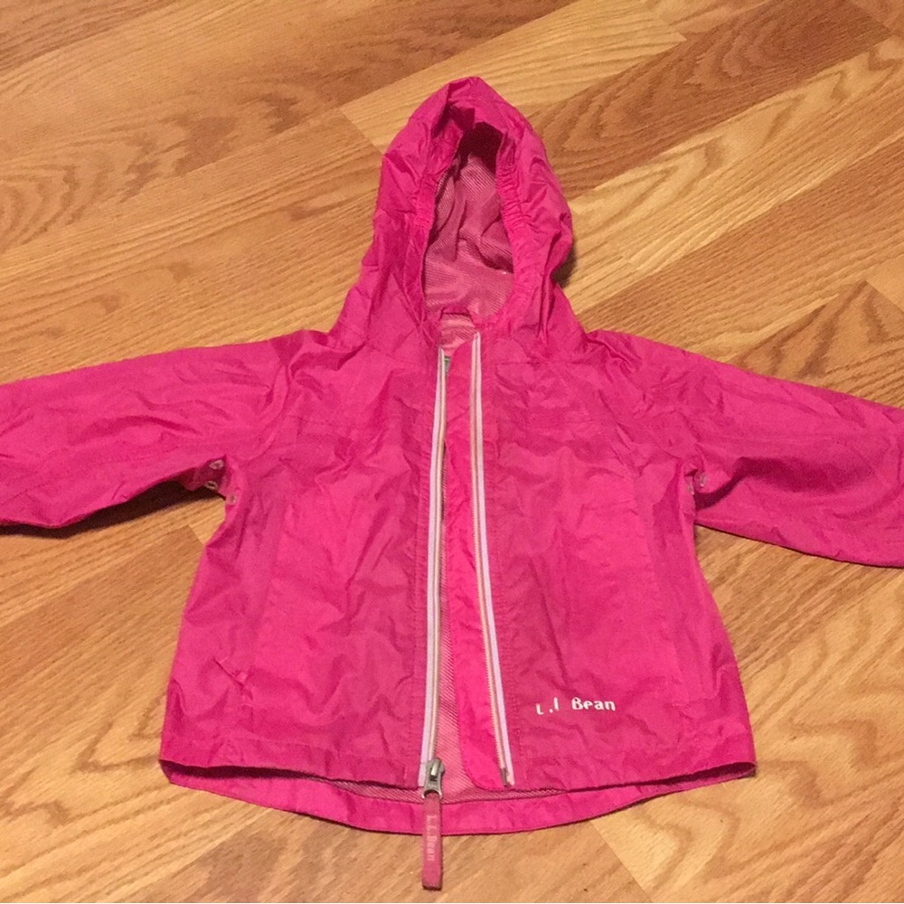 L.L. Bean Pink Kids Raincoat